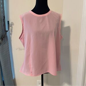 Karen Scott Light Pink Sleeveless Blouse
